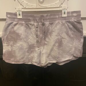 Target “All in Motion” Tie Dye athleisure lounge shorts.